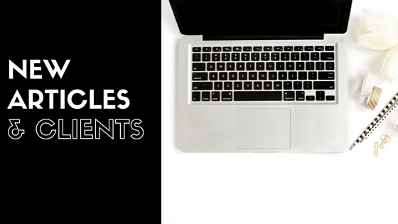 New articles and clients